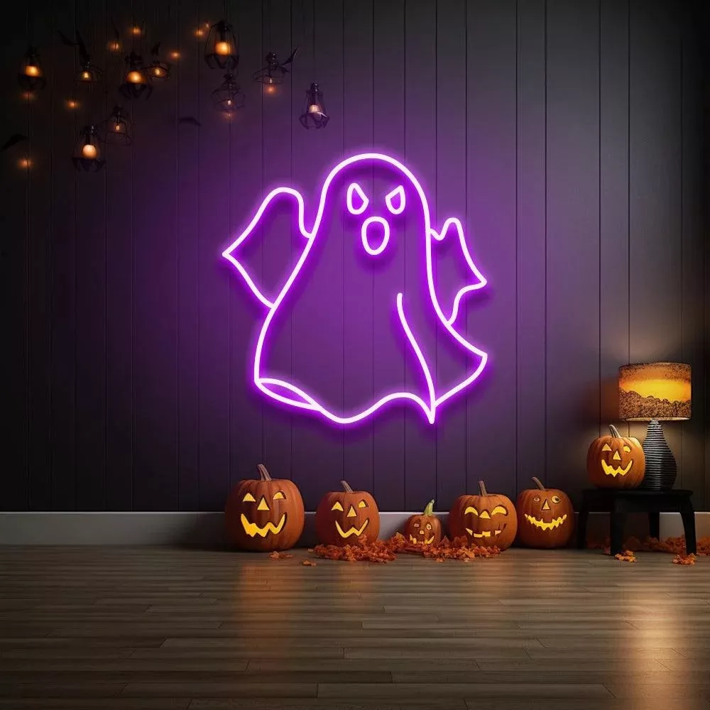 Halloween Ghost Neon Lights