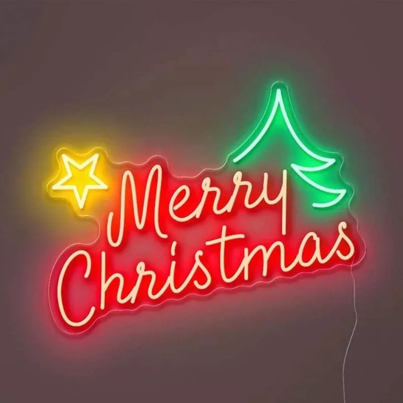 Merry Christmas Neon Lights