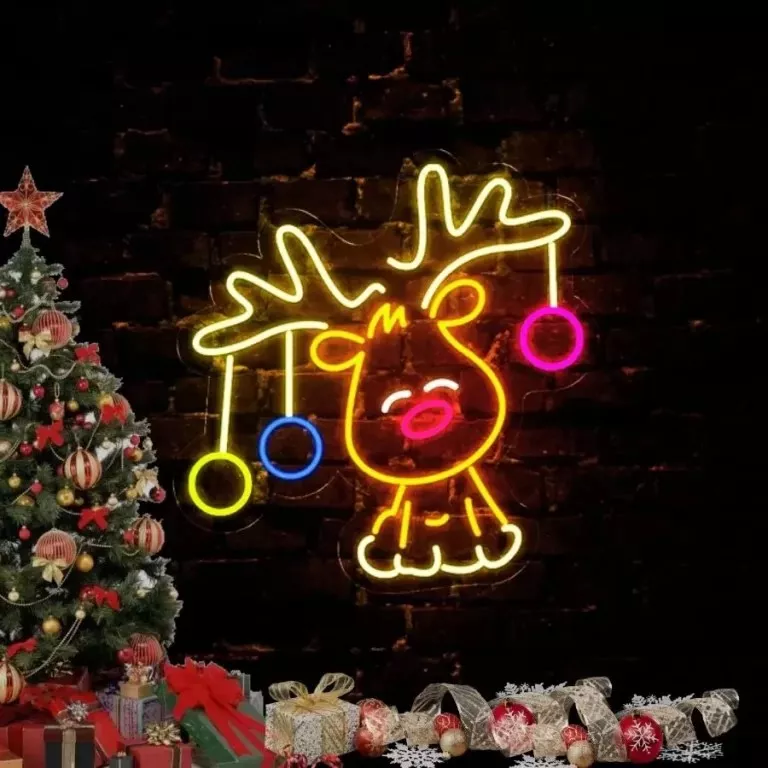 Customised Christmas neon lights
