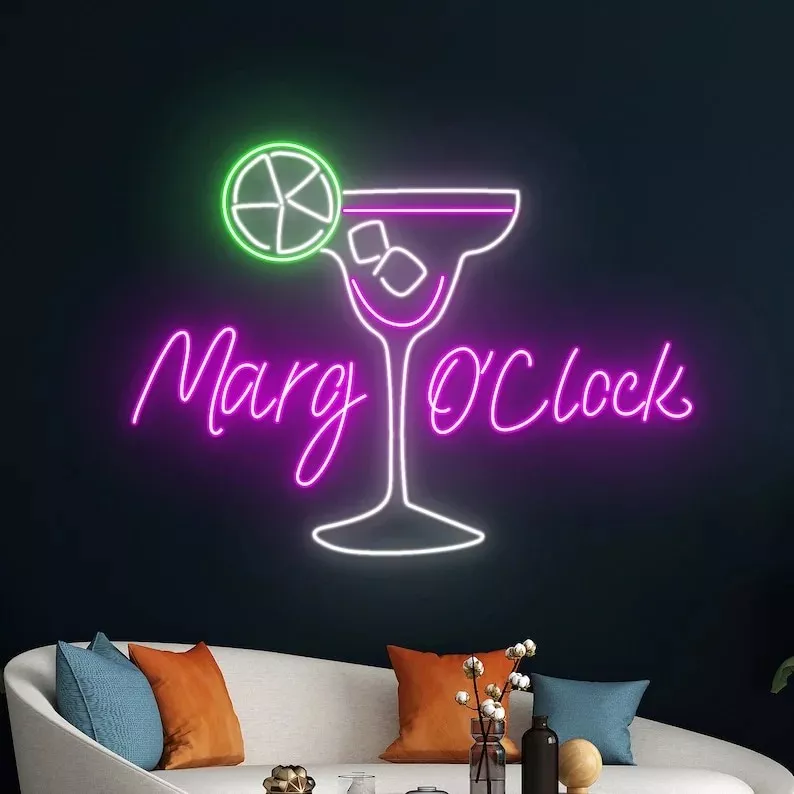 Cocktail Neon Signs, Wine LED Signs