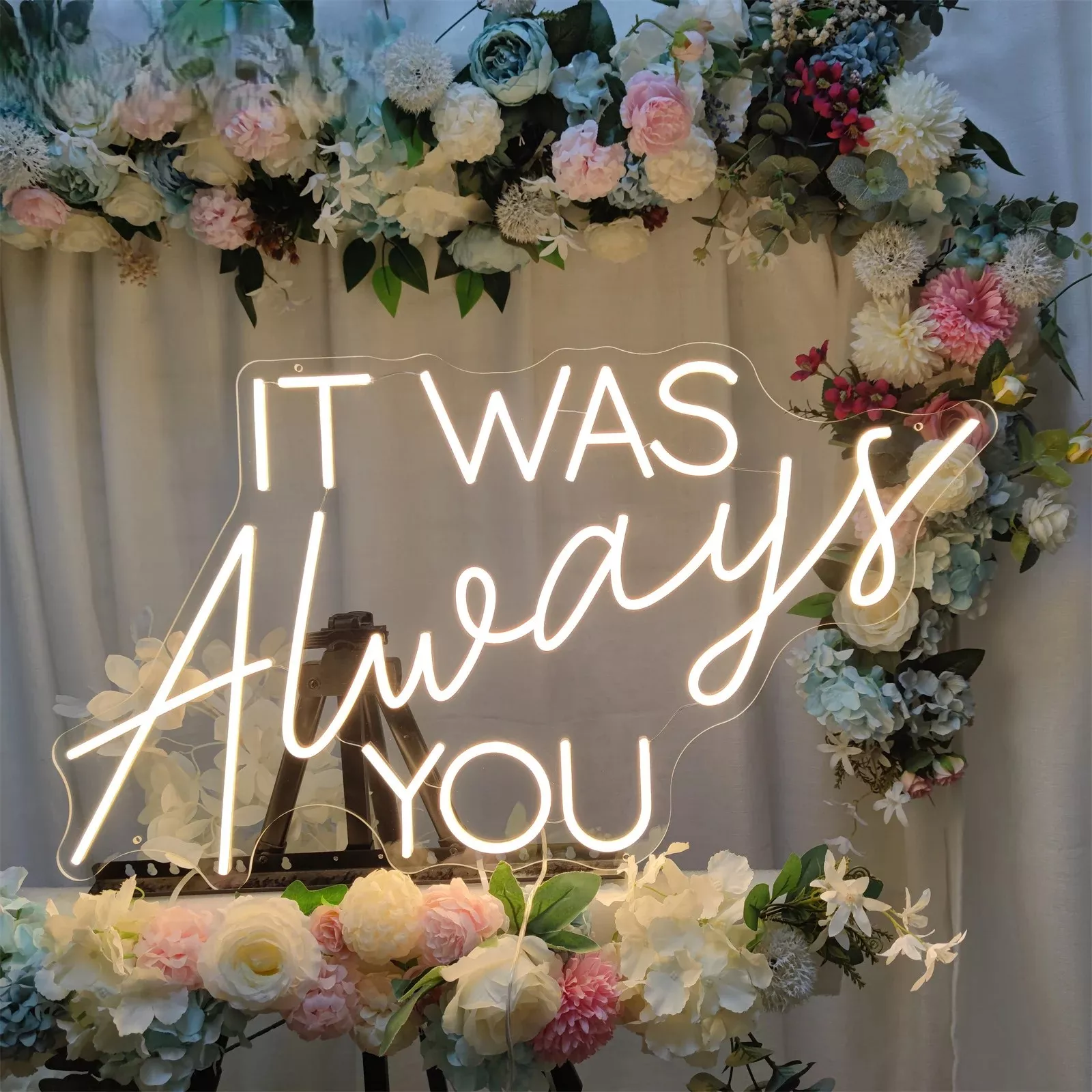 Forever is you, neon LED lights, party wedding decorations, neon lights, bedroom aesthetic decoration.