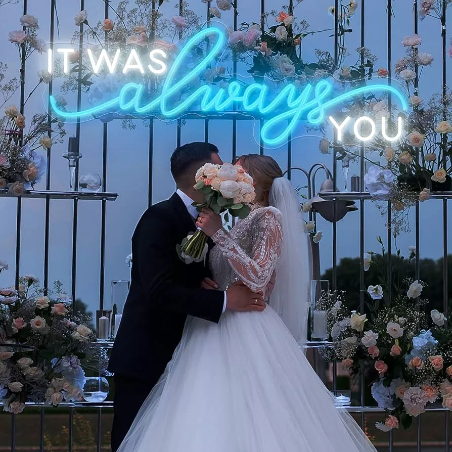 Always you wedding decoration neon sign