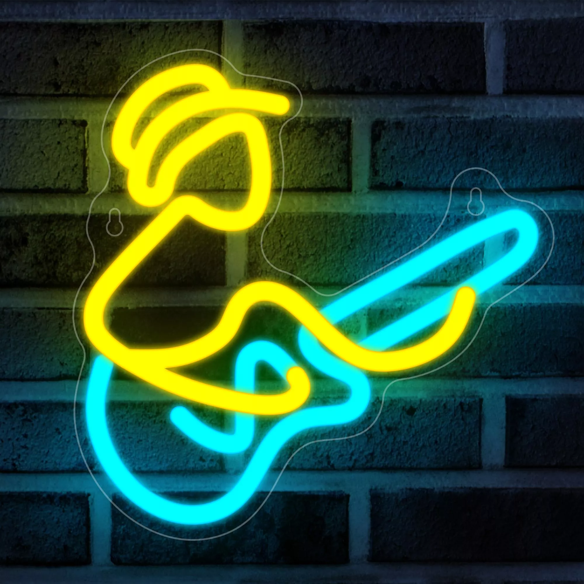 Guitar neon lights, music LED neon lights, suitable for live music room wall decoration