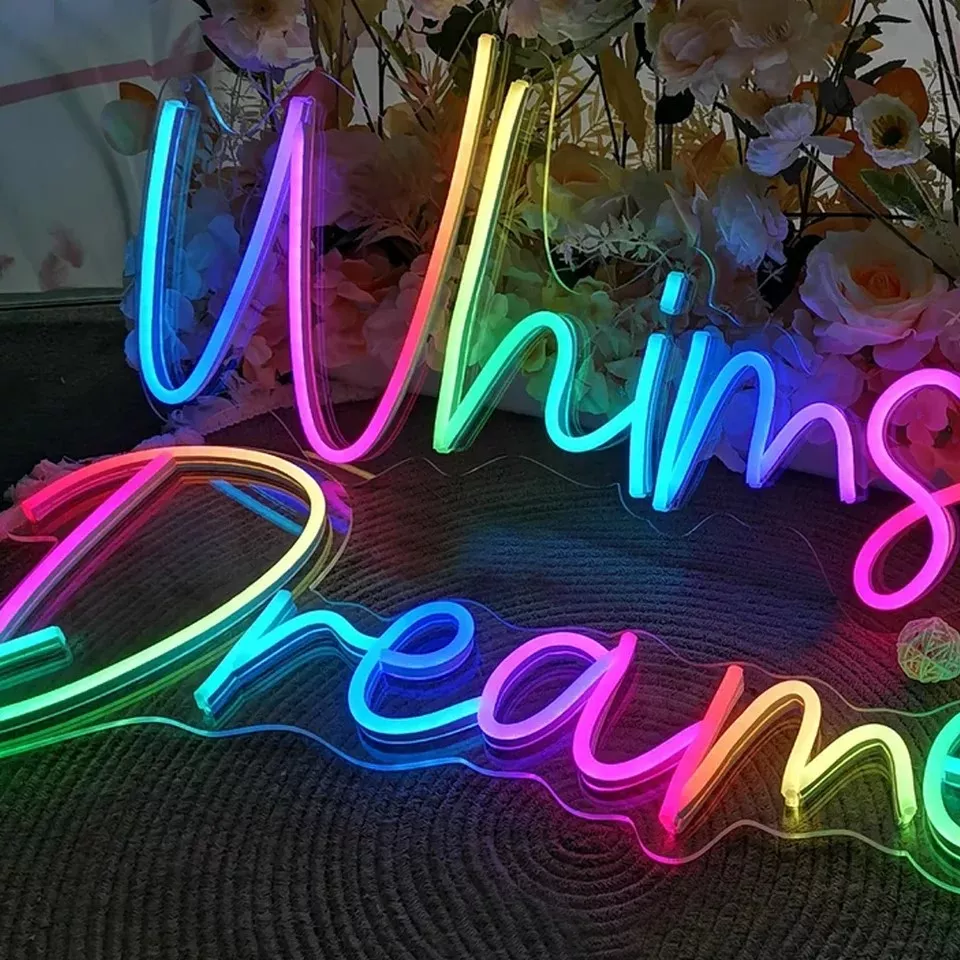 Name sign RGB custom neon sign gift, suitable for children's weddings Neon sign customised gifts for girls Customised LED sign personalised gifts
