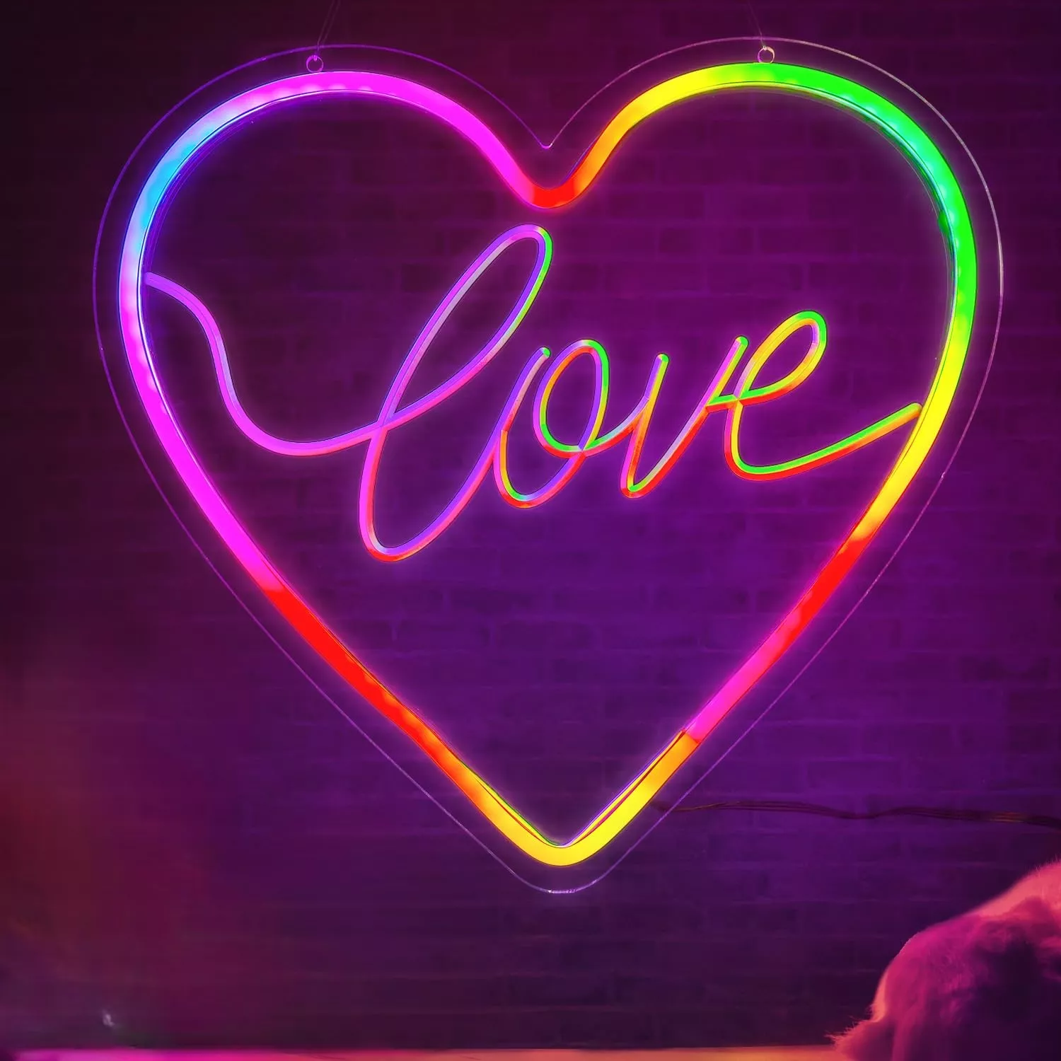 Neon heart