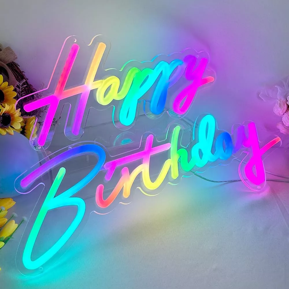 Kenya Birthday Party Smart Dimmable RGB Neon Lights